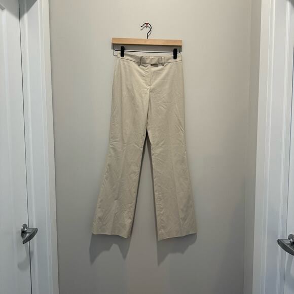 Hugo Buscati Flat Front Women’s Girls Pants Slacks Tan Flare 20 - Picture 2 of 5